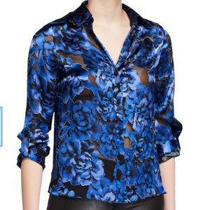 Alice + Olivia Floral Blouse